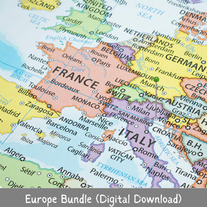 Europe Travel Guide Bundle – Paris, London & Rome | Digital Excel Itineraries