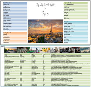 Europe Travel Guide Bundle – Paris, London & Rome | Digital Excel Itineraries