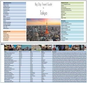 All 5 City Travel Guides Bundle – Paris, London, Rome, New York & Tokyo | Digital Excel Itineraries